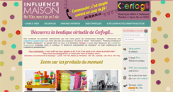 Desktop Screenshot of influence-maison.com